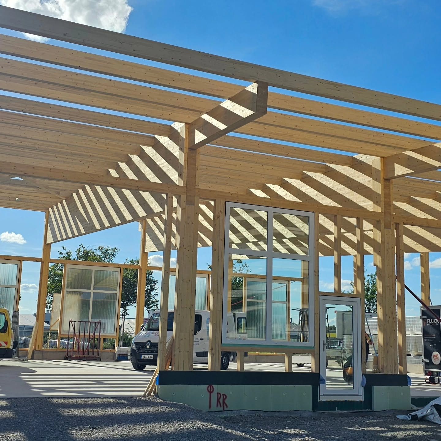 Holzbau-Projekt in der Region